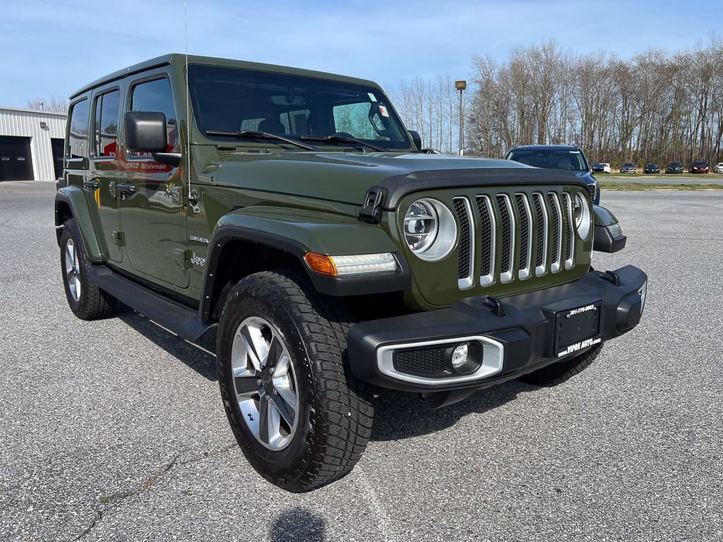 Used 2021 Jeep Wrangler Unlimited Sahara w/ Uconnect 4C Nav & Sound Group image 12