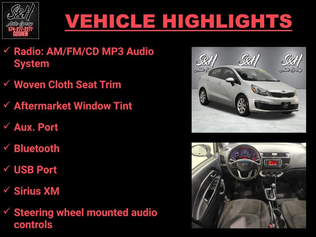 Used 2016 Kia Rio LX w/ Power Package image 3