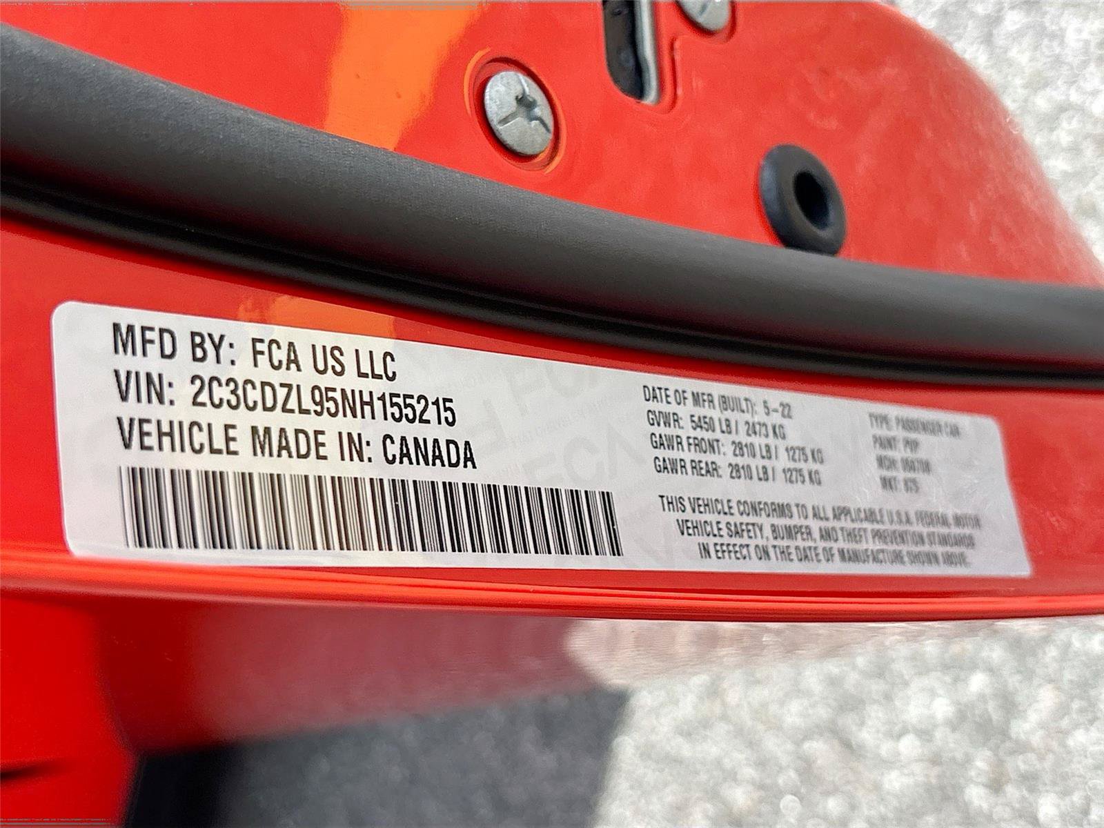 Used 2022 Dodge Challenger SRT Hellcat Redeye RWD image 32