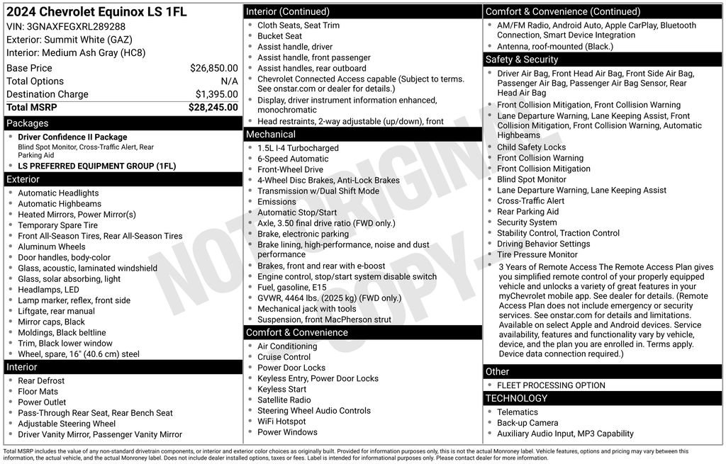 Used 2024 Chevrolet Equinox LS FWD image 31