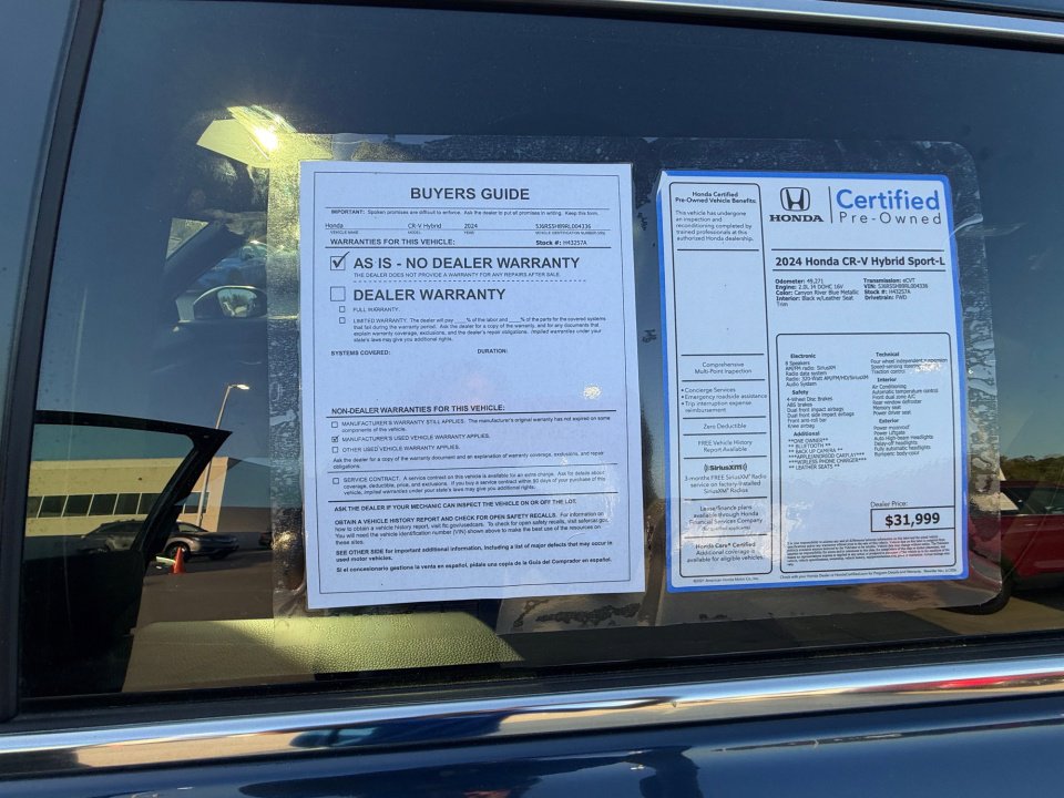 Certified 2024 Honda CR-V Sport-L image 37