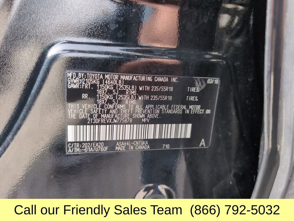 Used 2018 Toyota RAV4 Limited w/ All Weather Liner Package image 28