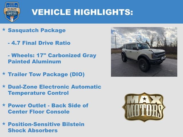 New 2025 Ford Bronco Badlands w/ Sasquatch Package image 16