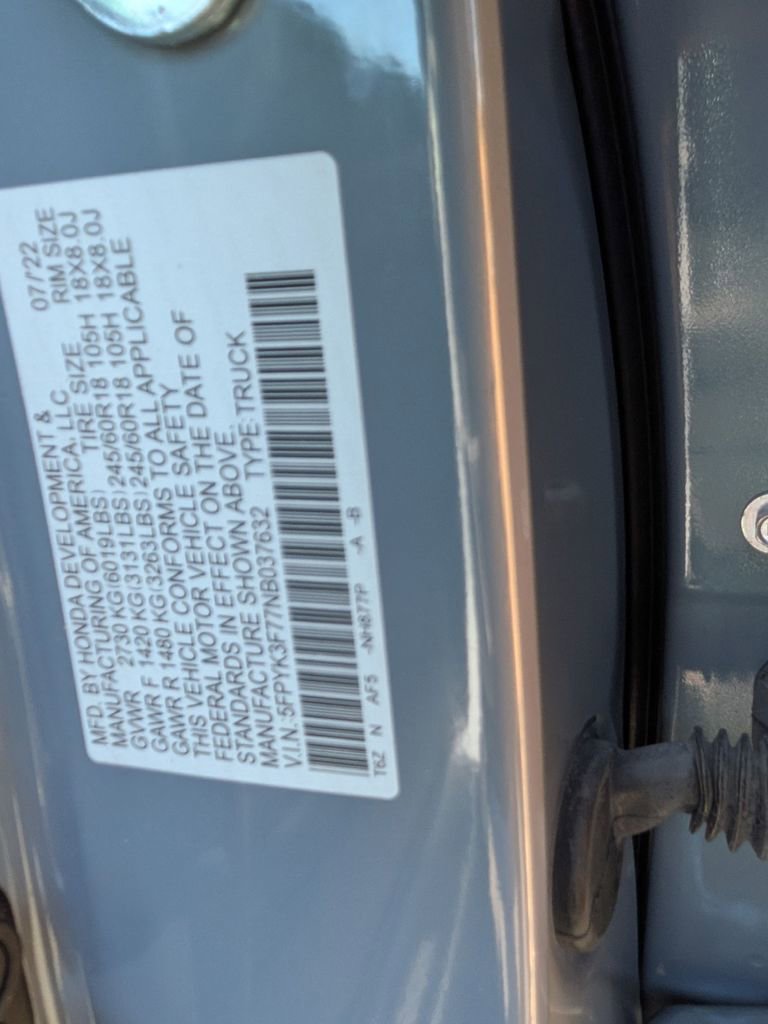 Used 2022 Honda Ridgeline RTL-E image 26