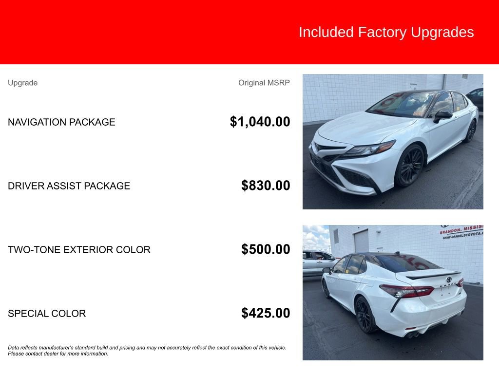 Used 2022 Toyota Camry XSE w/ Navigation Package FWD image 5