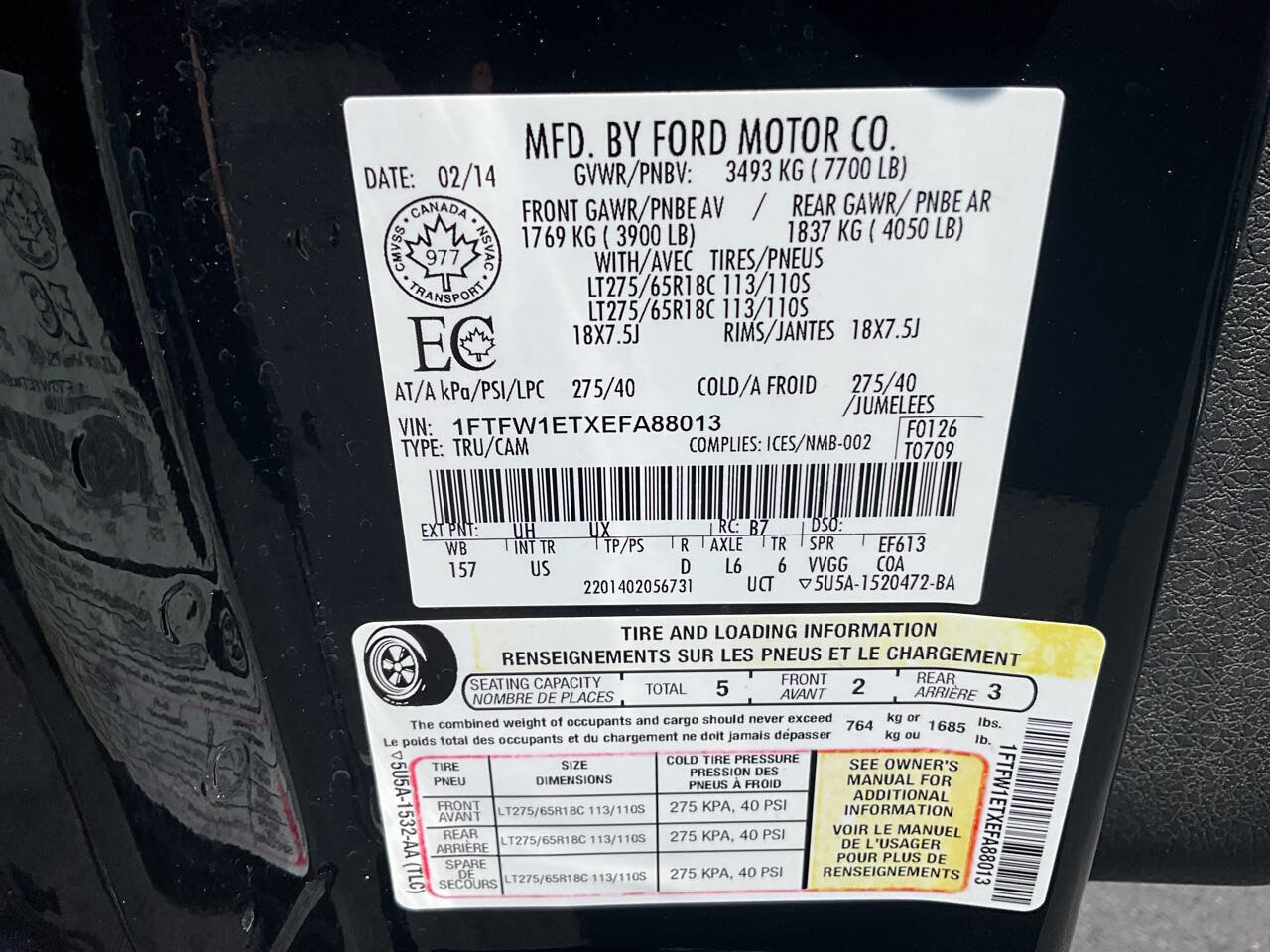 Used 2014 Ford F150 XLT w/ Equipment Group 302A Luxury AWD/4WD image 20