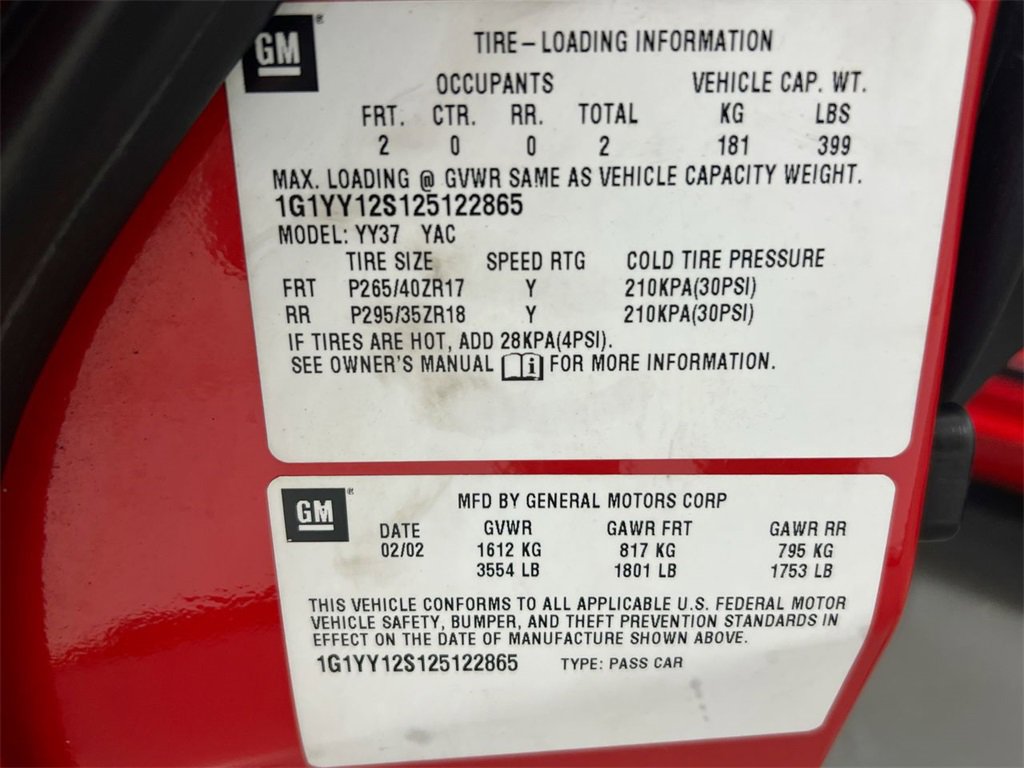 Used 2002 Chevrolet Corvette Z06 w/ Memory Pkg image 25