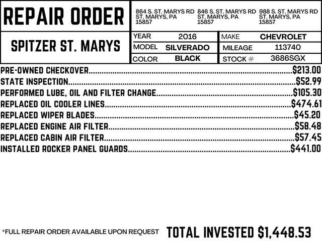 Used 2016 Chevrolet Silverado 1500 LT w/ All Star Edition image 2