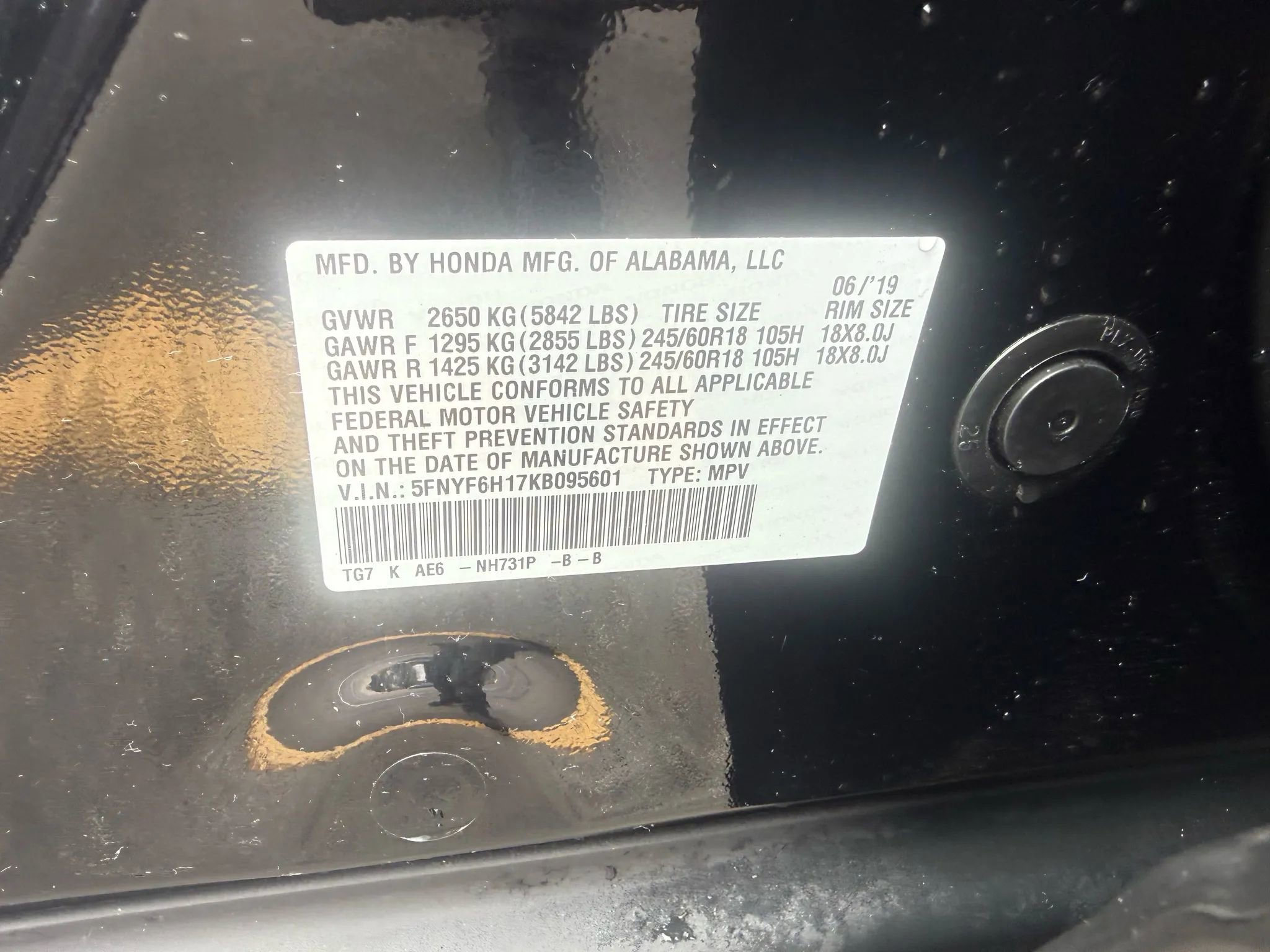 Used 2019 Honda Pilot LX image 31