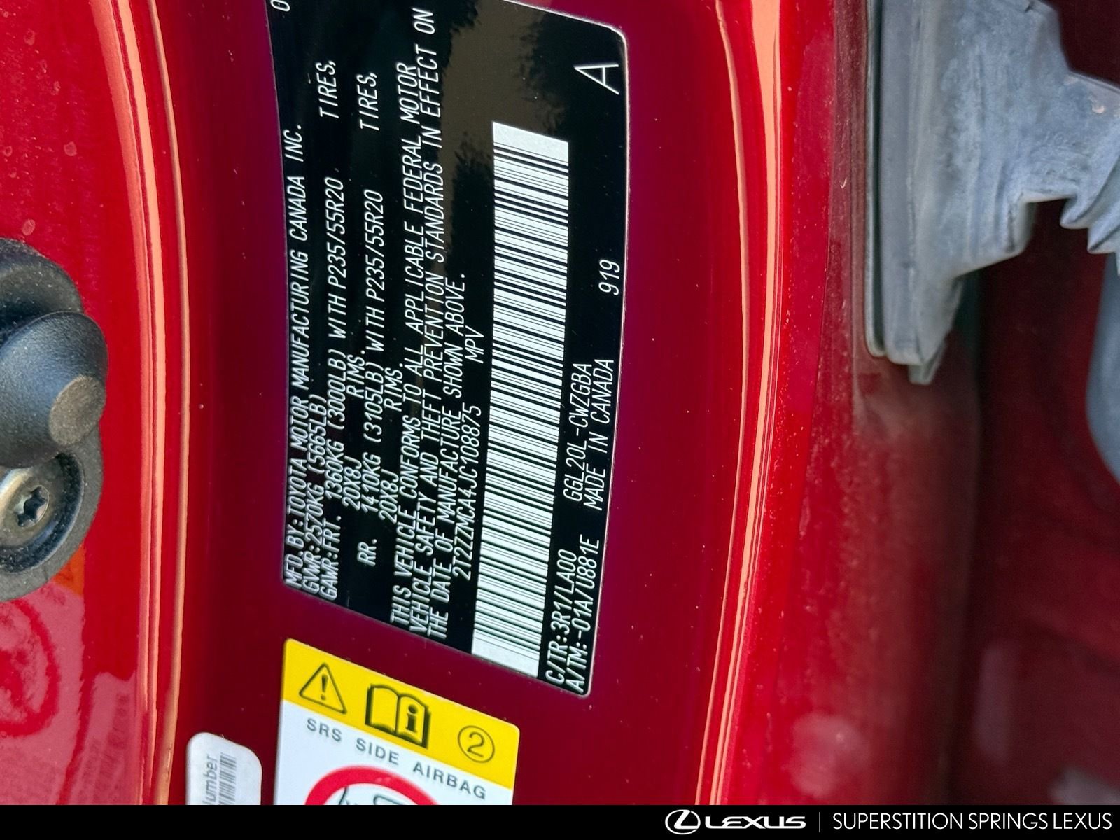 Used 2018 Lexus RX 350 FWD w/ Luxury Package image 14