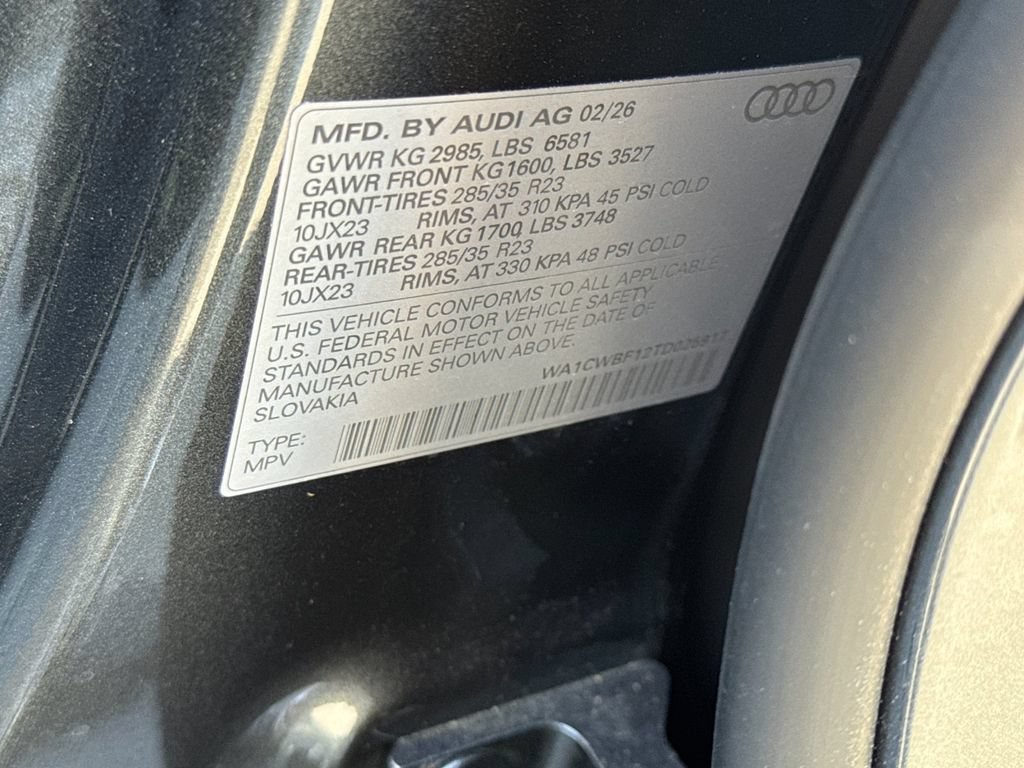 New 2026 Audi SQ8 Prestige AWD/4WD image 28
