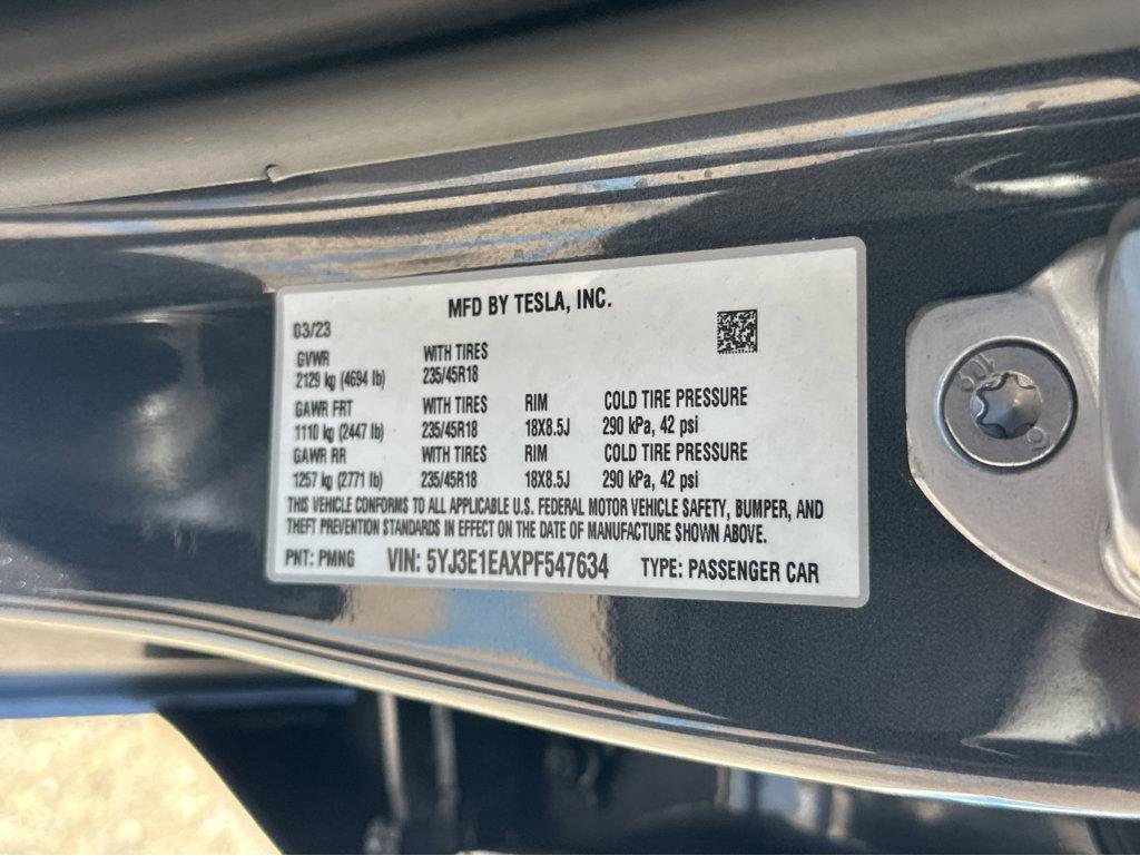 Used 2023 Tesla Model 3 Standard Range RWD image 40