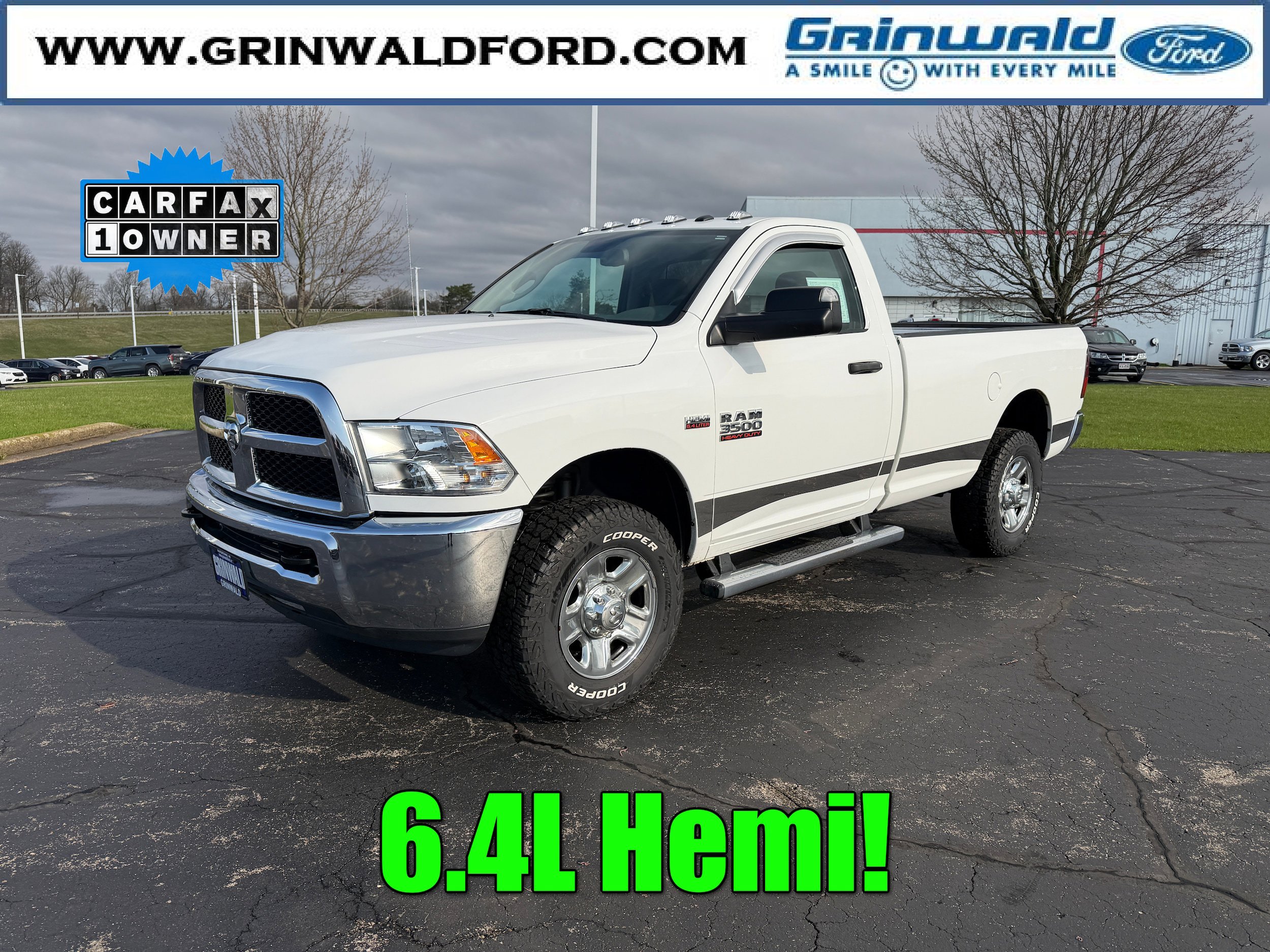 Used 2017 RAM 3500 Tradesman w/ Chrome Appearance Group AWD/4WD image 1