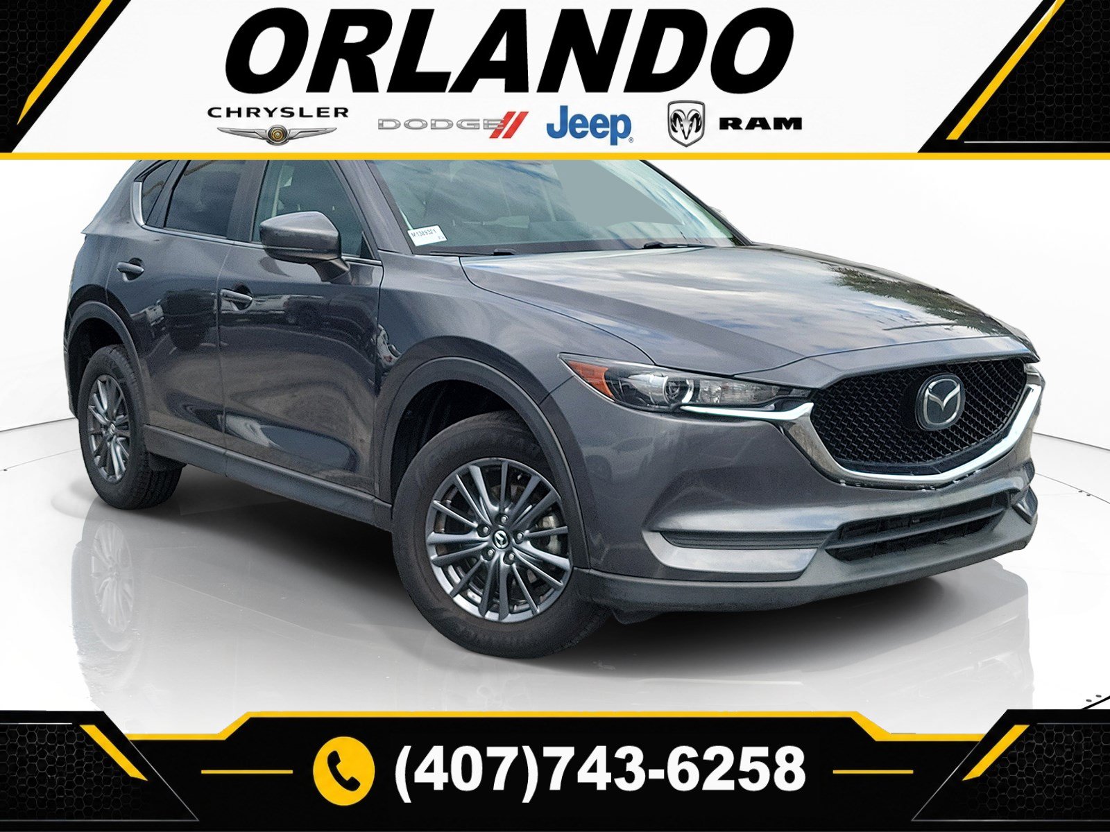Used 2021 MAZDA CX-5 Touring w/ Touring Preferred SV Package FWD image 1