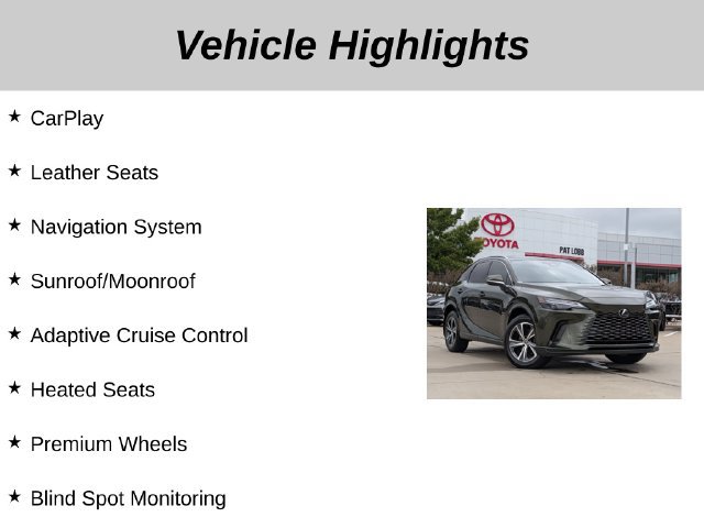 Used 2025 Lexus RX 350 Premium w/ Accessory Package FWD image 5