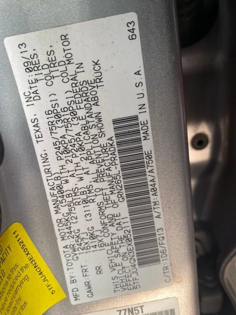Used 2014 Toyota Tacoma PreRunner w/ SR5 Package RWD image 14