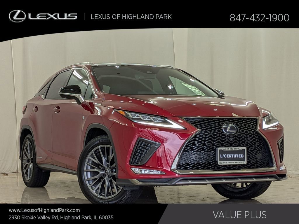 Certified 2021 Lexus RX 450h F Sport w/ Cold Weather Package (CT)