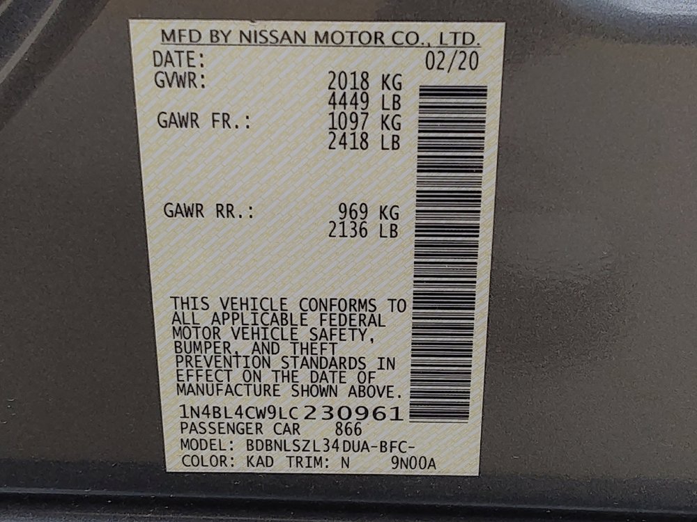 Used 2020 Nissan Altima 2.5 SR AWD/4WD image 33