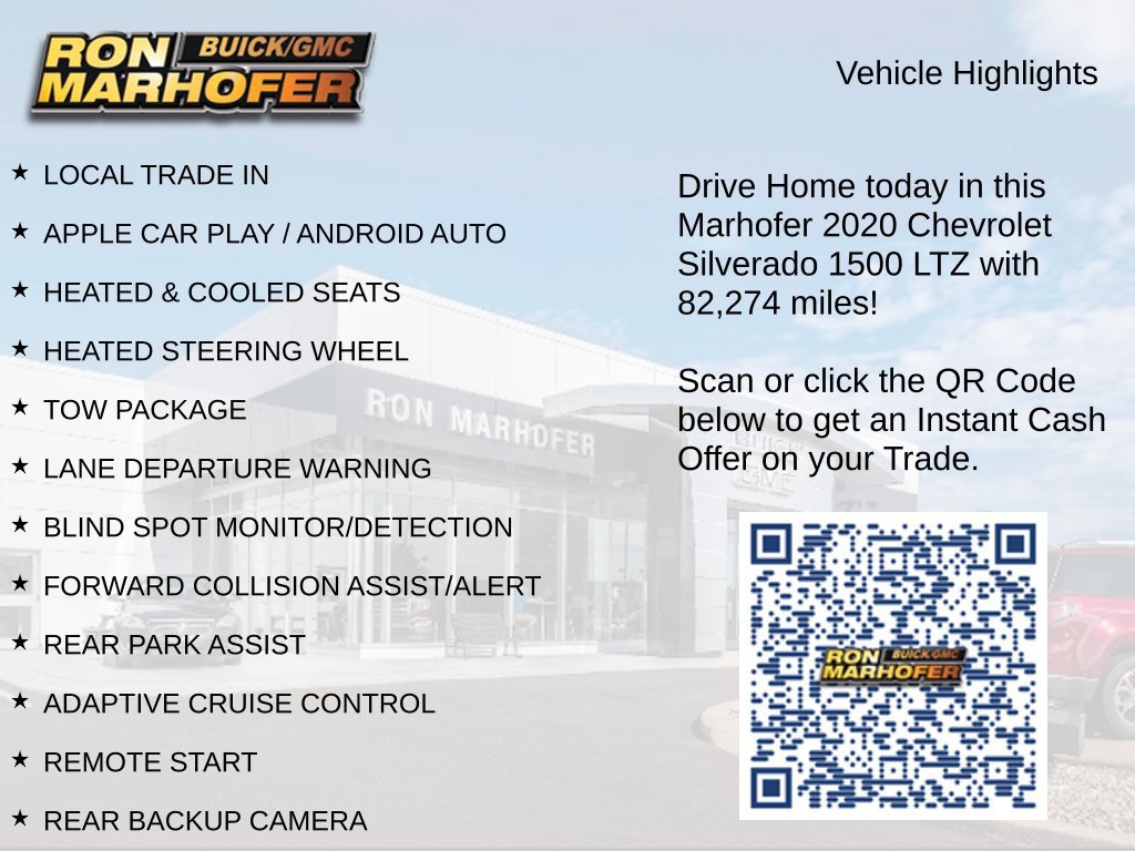 Used 2020 Chevrolet Silverado 1500 LTZ AWD/4WD image 15