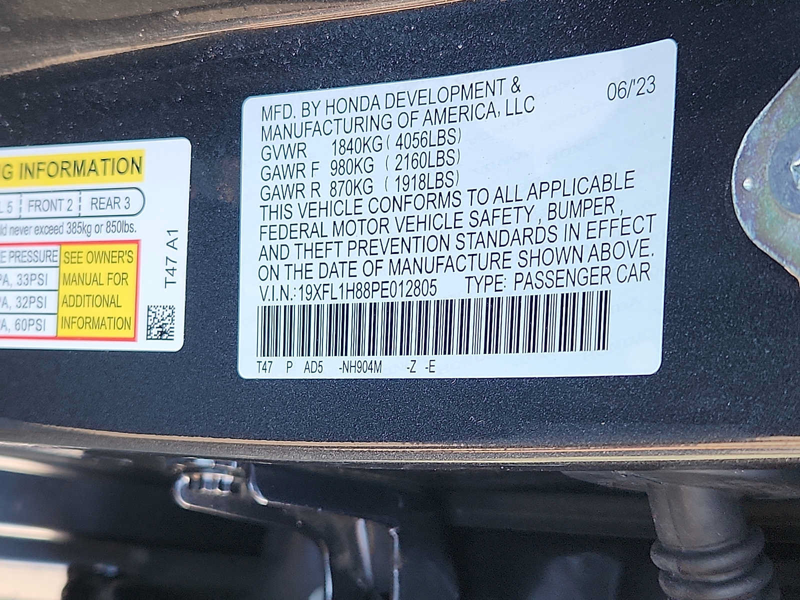 Used 2023 Honda Civic Sport Touring image 26