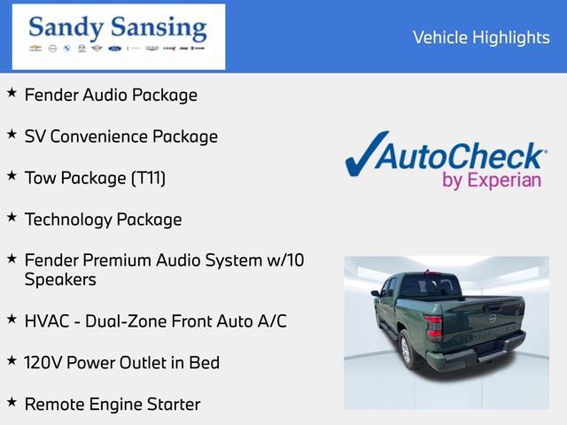 Used 2024 Nissan Frontier SV w/ SV Convenience Package AWD/4WD image 7