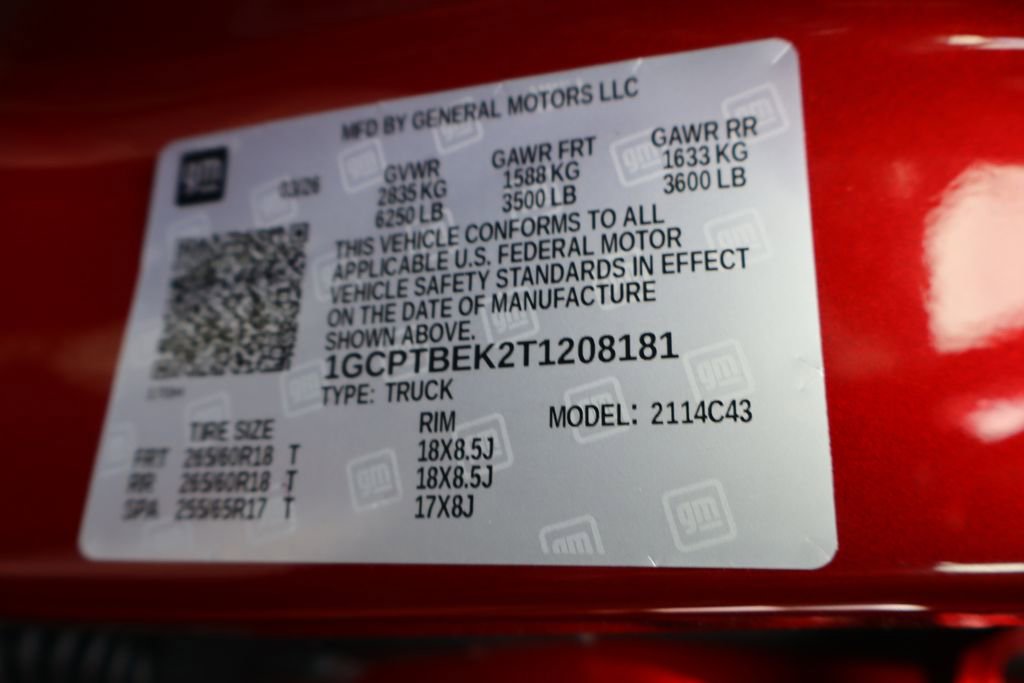 New 2026 Chevrolet Colorado W/T image 26