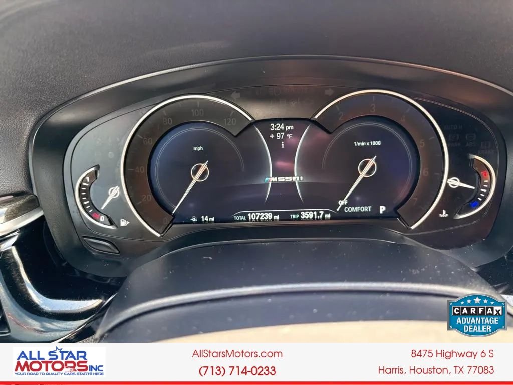 Used 2019 BMW M550i xDrive w/ Premium Package 2 AWD/4WD image 19