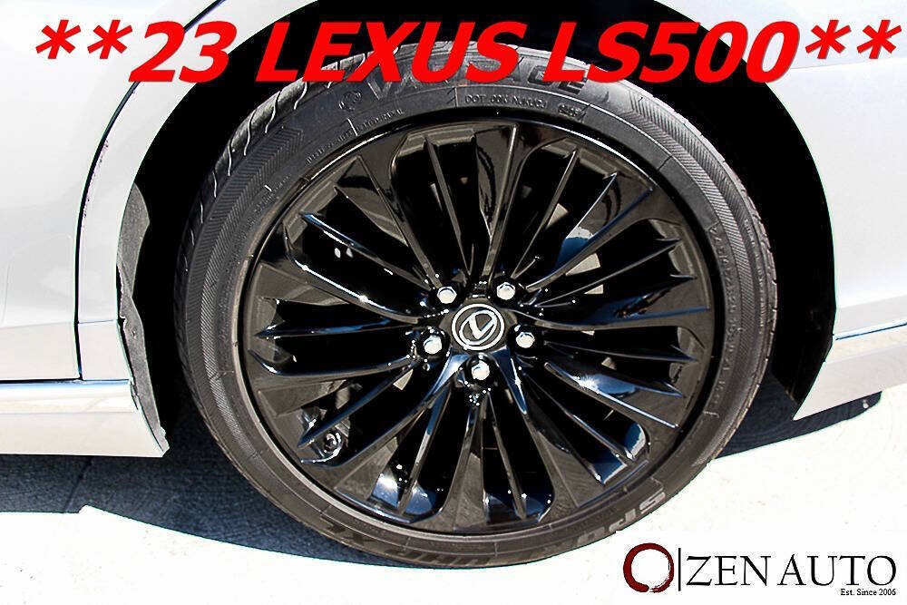Used 2023 Lexus LS 500 w/ Accessory Package (Z1) RWD image 48