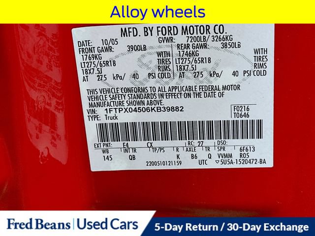 Used 2006 Ford F150 FX4 AWD/4WD image 33