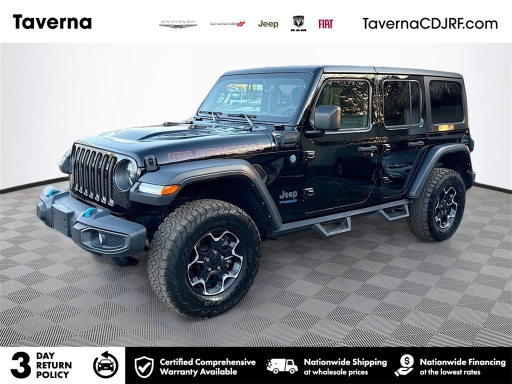 Used 2022 Jeep Wrangler Unlimited Rubicon 4xe w/ Cold Weather Group