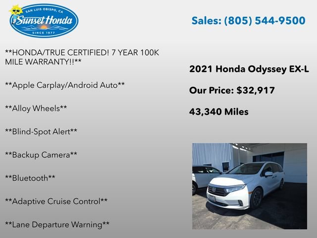 Used 2021 Honda Odyssey EX-L image 6