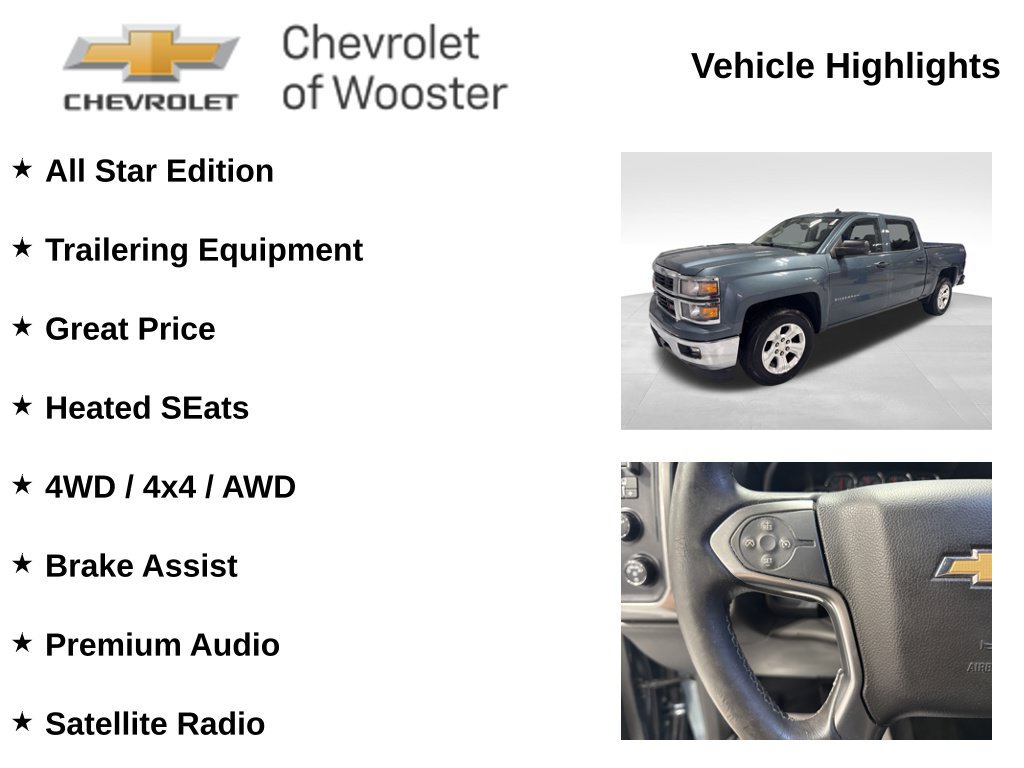 Used 2014 Chevrolet Silverado 1500 LT w/ All Star Edition AWD/4WD image 2