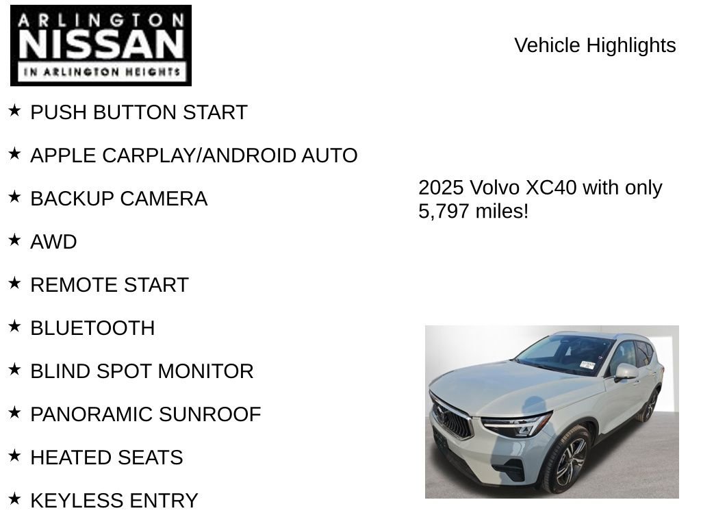 Used 2025 Volvo XC40 B5 Core image 7