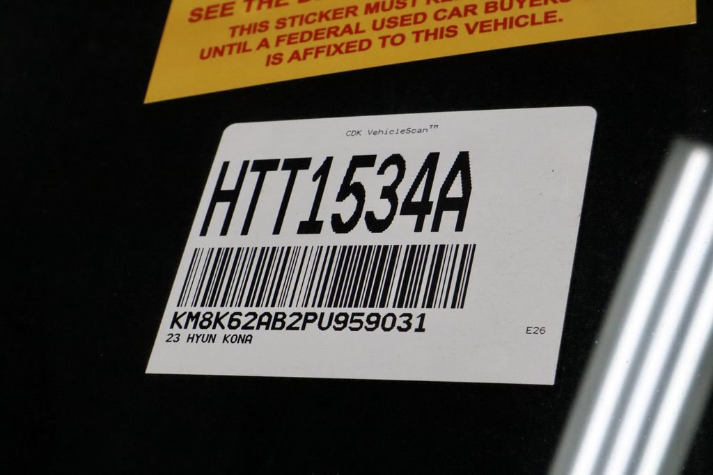 Certified 2023 Hyundai Kona SEL w/ Cargo Package FWD image 35