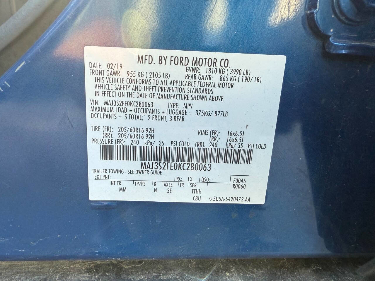 Used 2019 Ford EcoSport S image 20