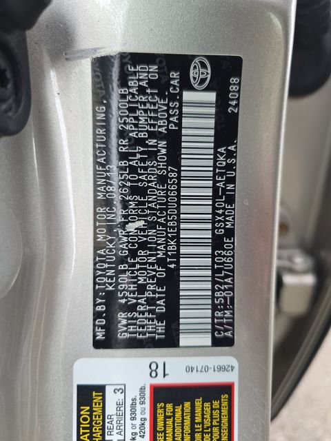 Used 2013 Toyota Avalon XLE Touring image 16