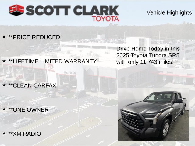 Used 2025 Toyota Tundra SR5 w/ SR5 Convenience Package AWD/4WD image 12