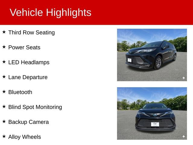 Used 2023 Toyota Sienna LE AWD/4WD image 2