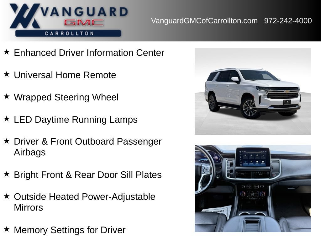 Used 2023 Chevrolet Tahoe LT w/ Luxury Package RWD image 12