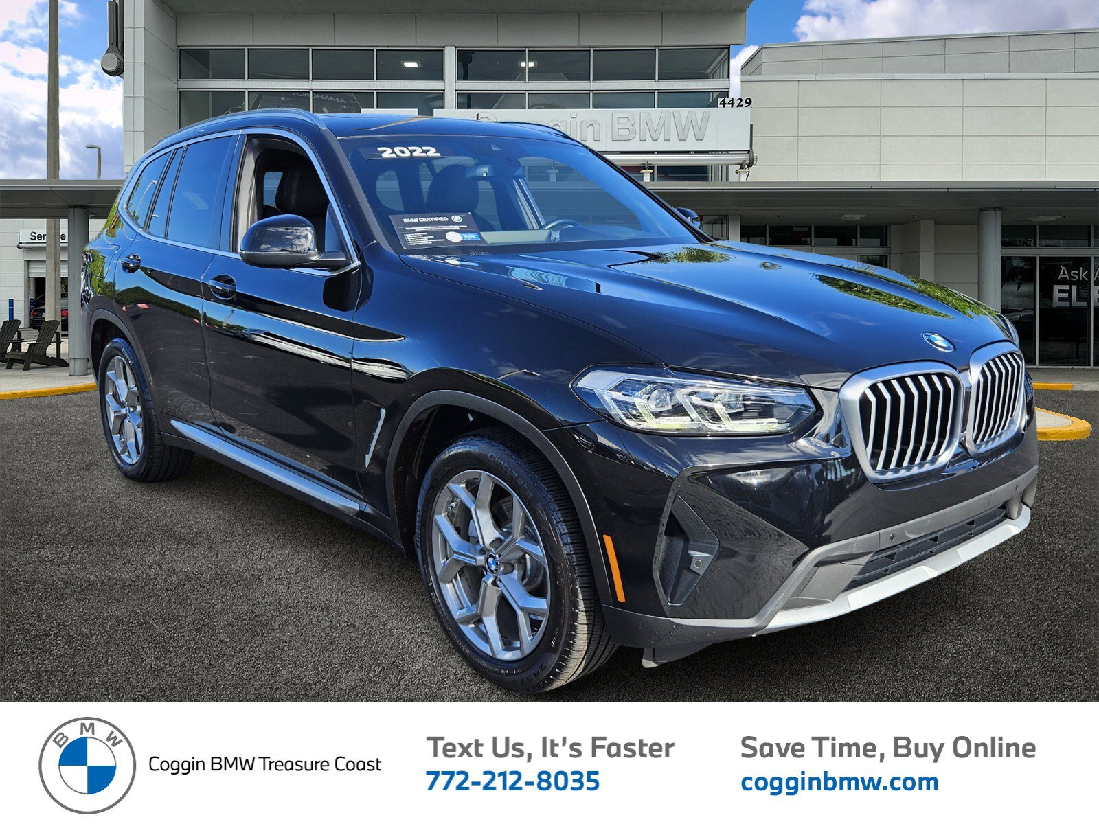 Certified 2022 BMW X3 sDrive30i w/ Premium Package
