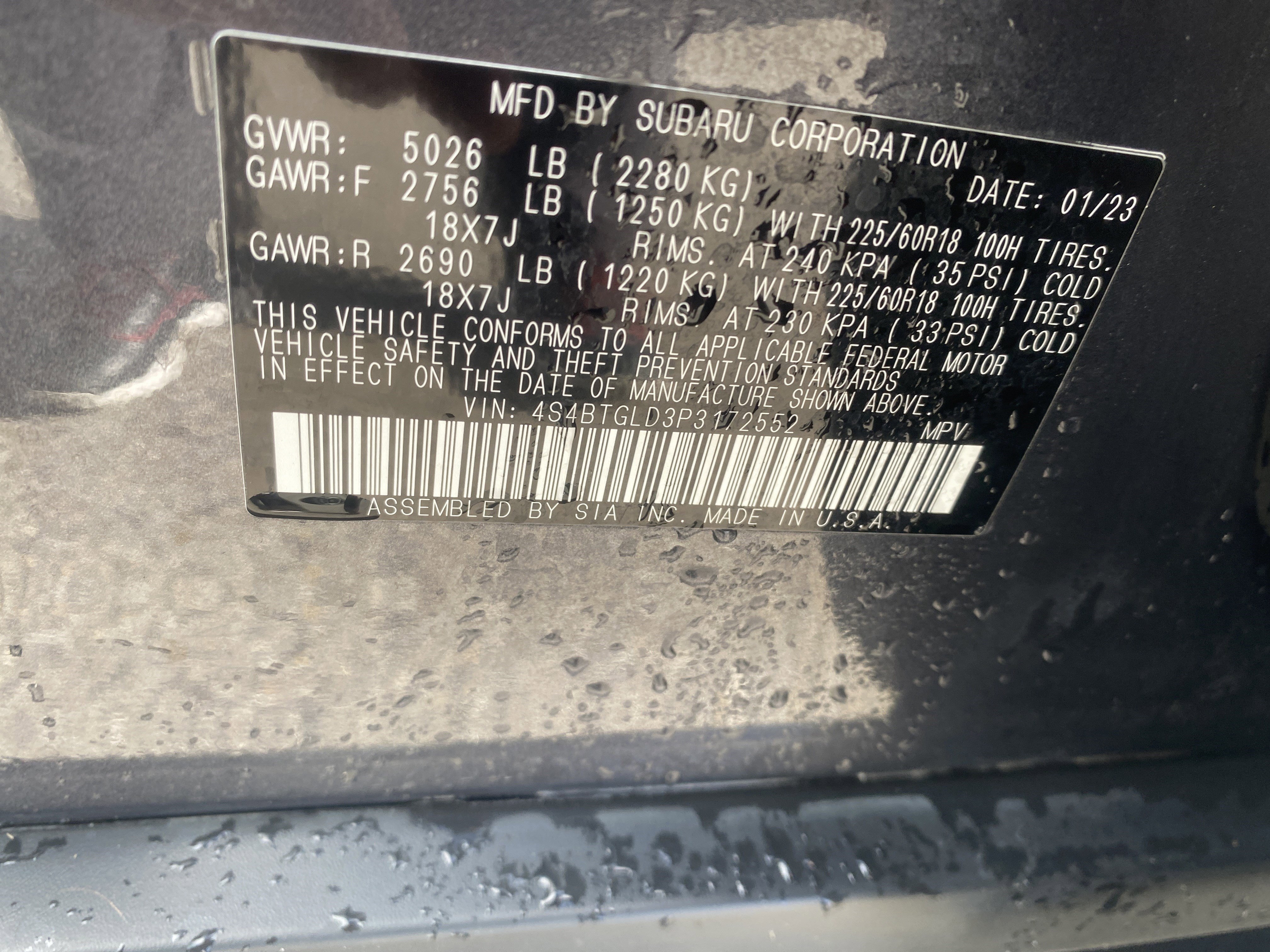 Certified 2023 Subaru Outback Onyx Edition XT AWD/4WD image 27