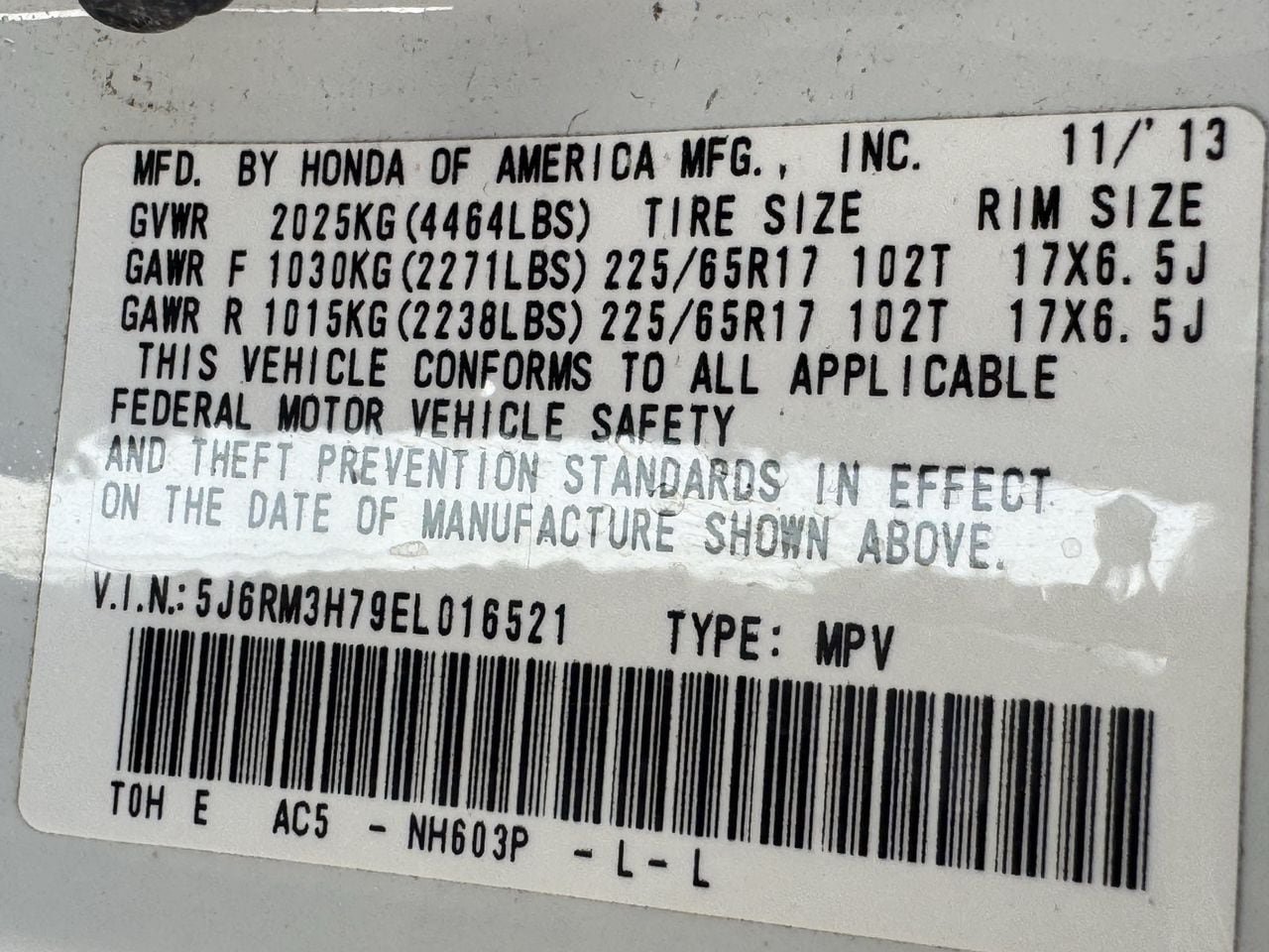 Used 2014 Honda CR-V EX-L image 29