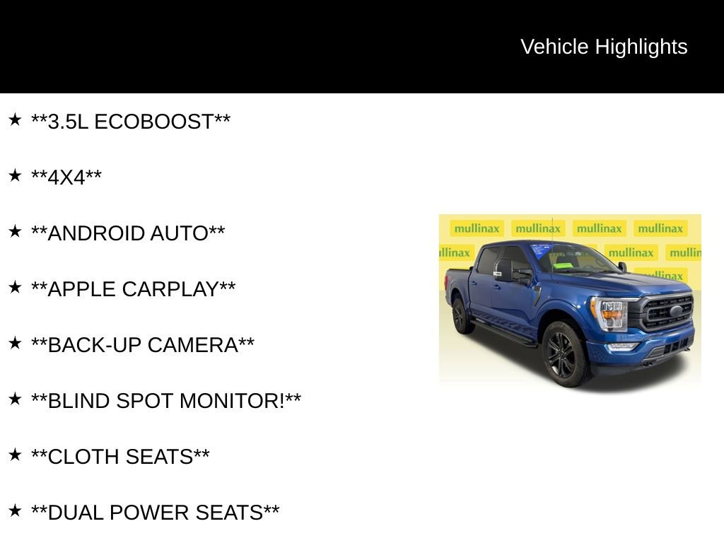 Certified 2022 Ford F150 XLT w/ Equipment Group 302A High AWD/4WD image 12