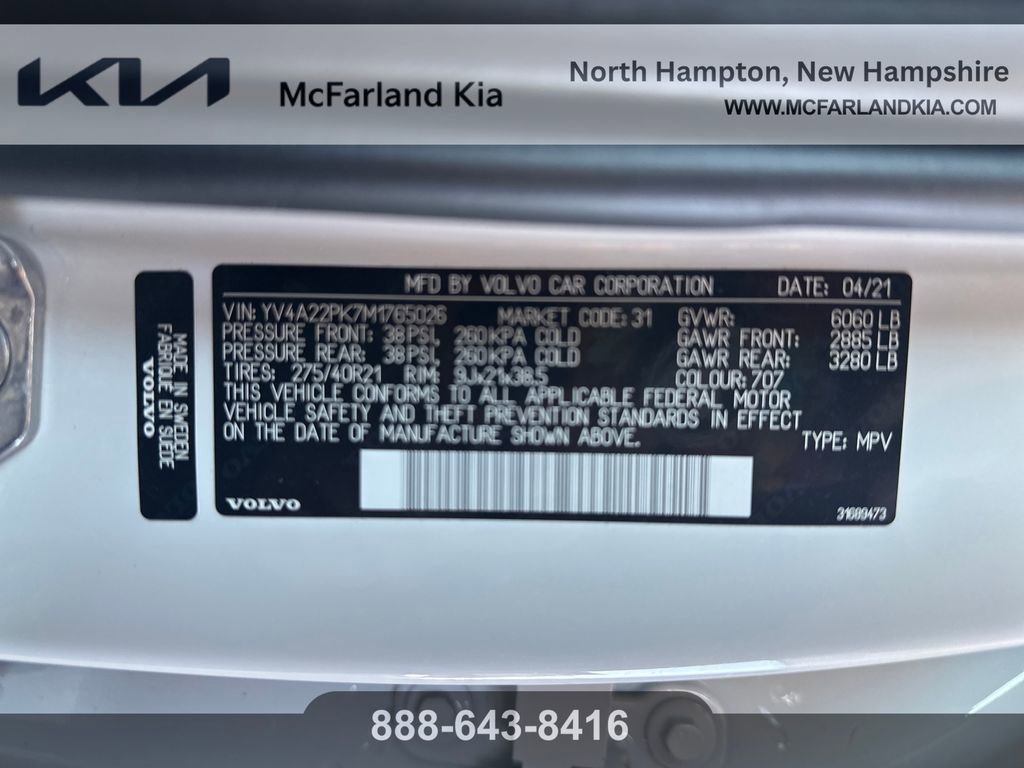 Used 2021 Volvo XC90 T6 Momentum w/ Advanced Package image 28