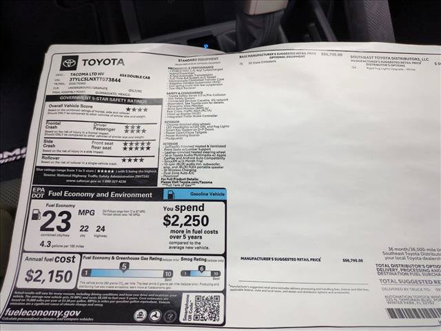 New 2026 Toyota Tacoma Limited AWD/4WD image 17