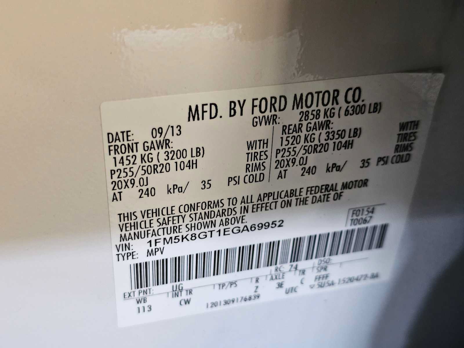 Used 2014 Ford Explorer Sport w/ Equipment Group 401A AWD/4WD image 38