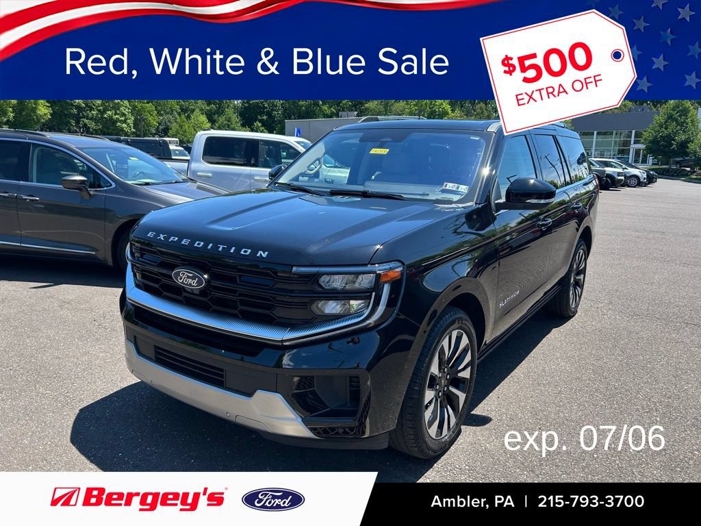 Certified 2025 Ford Expedition Platinum w/ Driver's Package