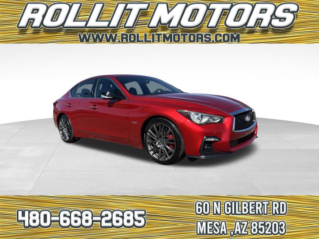 Used 2018 INFINITI Q50 Red Sport 400 w/ Proactive Package