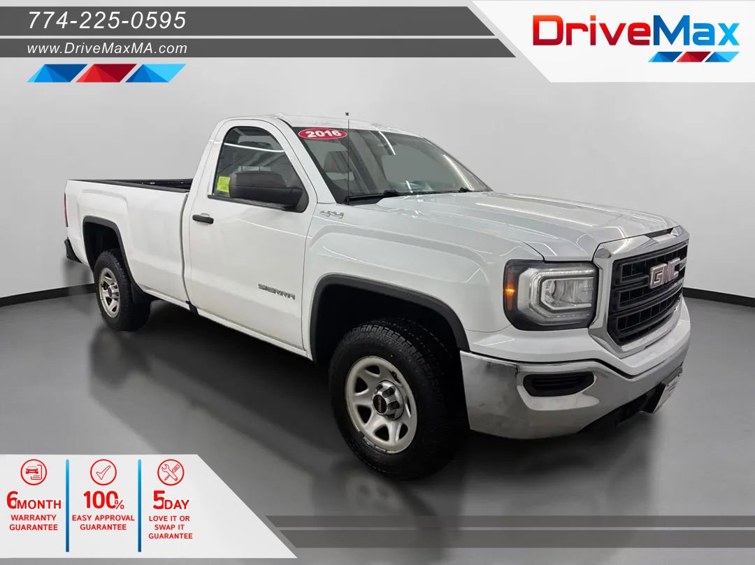 Used 2016 GMC Sierra 1500 4x4 Regular Cab w/ Snow Plow Prep Package image 1