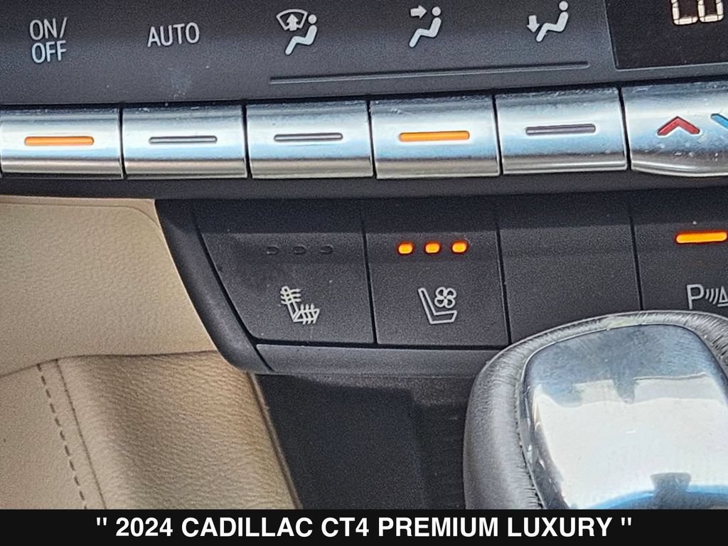 Used 2024 Cadillac CT4 Premium Luxury w/ Climate Package RWD image 21